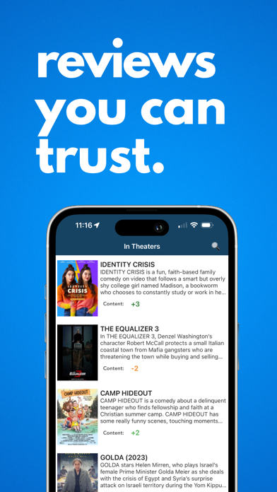 Movieguide® Movie & TV Reviews Screenshot