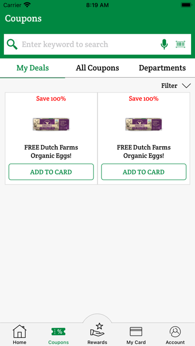 City Fresh Market Rewards App Screenshot