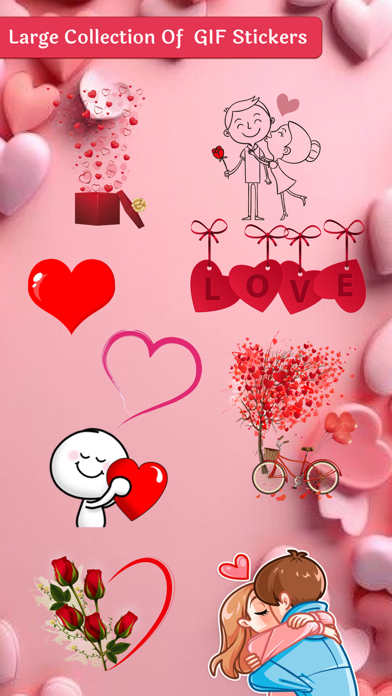 Valentine Day GIF & Stickers Screenshot
