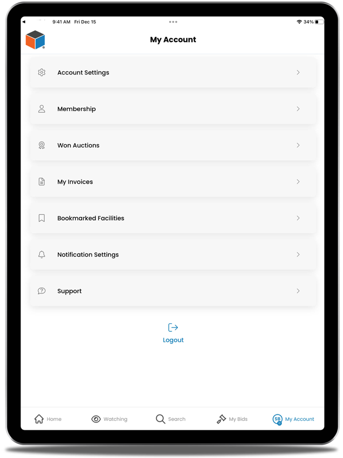 StorageTreasures Auction App