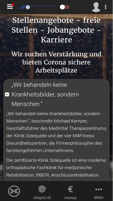 Klinik Solequelle Screenshot