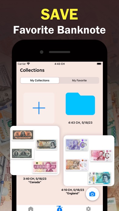 Banknote Identifier Money Snap Screenshot