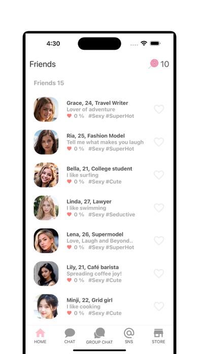 LovePercent: AI Girlfriend Screenshot