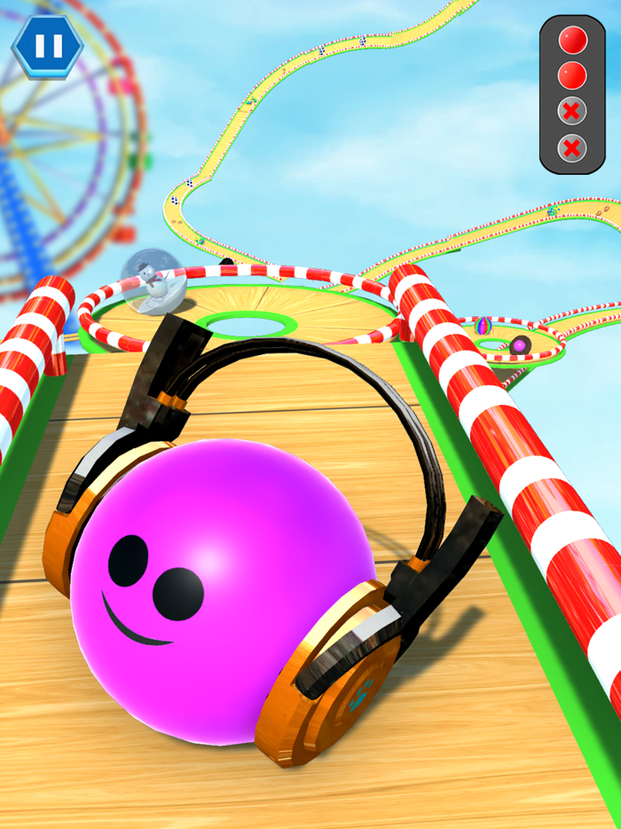Hit Rolling Ball Ball Game 3D