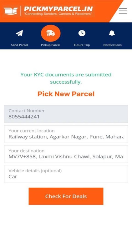 PickMyParcel - Deliver & Earn screenshot-7
