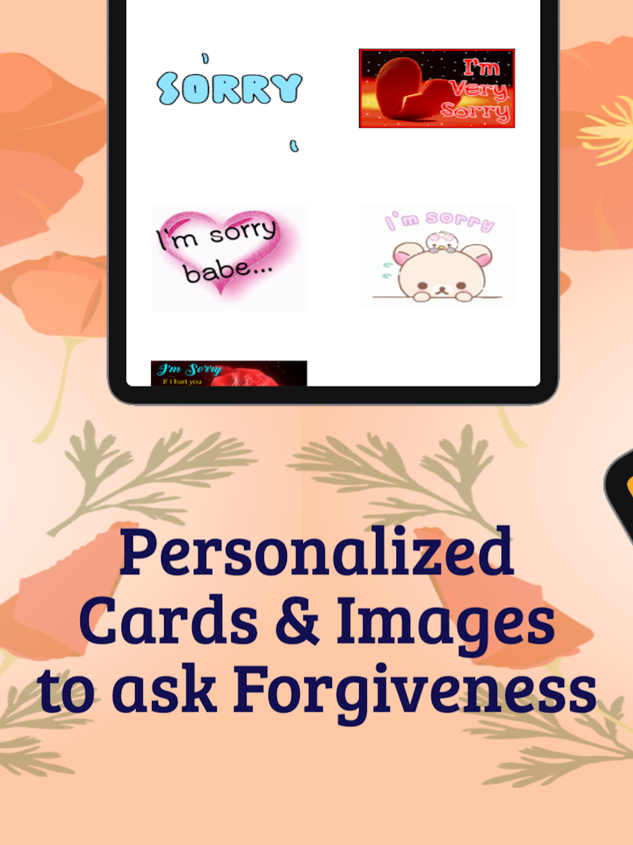 Sorry Forgive Card Status Gifs screenshot 13