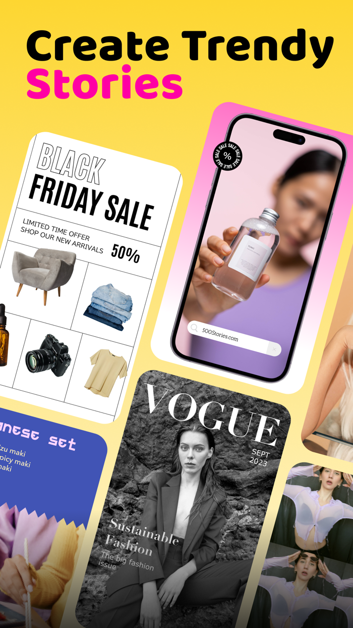 500 Stories Reels Story Maker