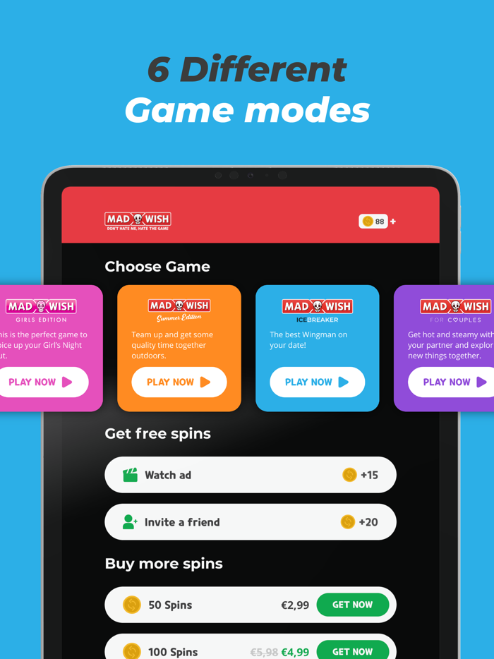 MadWish Truth or Dare