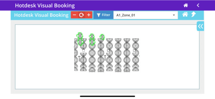 HCLTech Hotdesk Seating