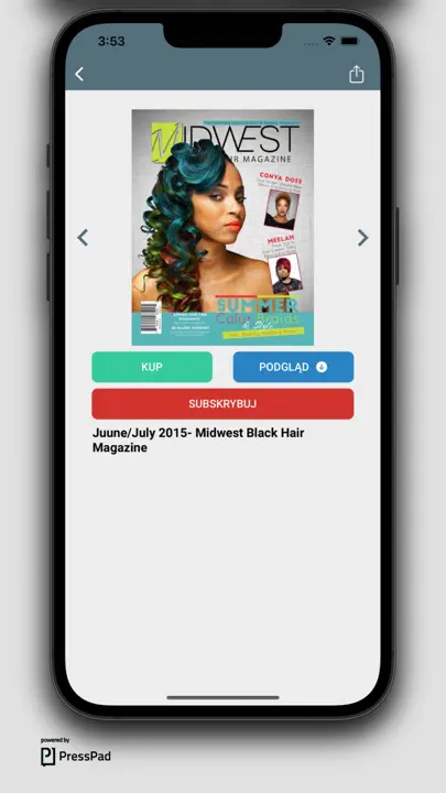 Midwest Black Hair Magazine iPhone Screenshot 2