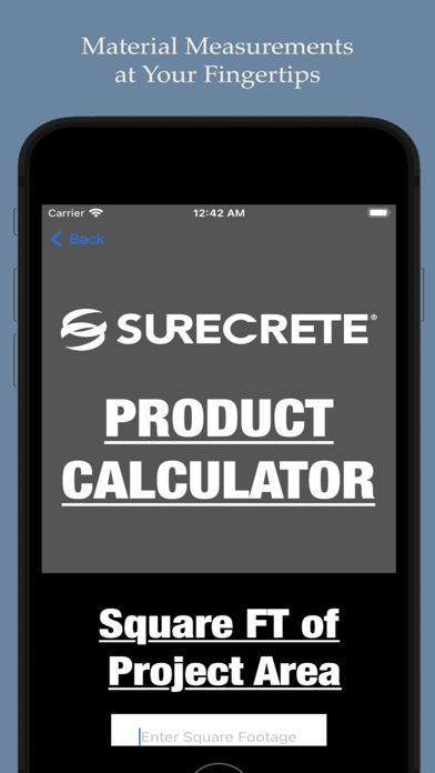 SureCrete Screenshot