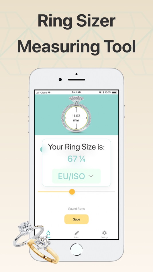 #2. Ring Sizer – Ring Size Meter (iOS) 由: AppLiks Sp. z O.O.