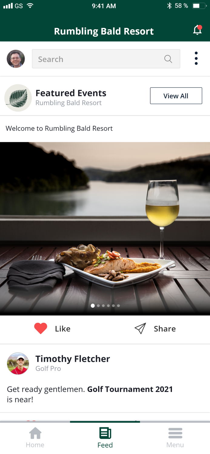 Rumbling Bald on Lake Lure