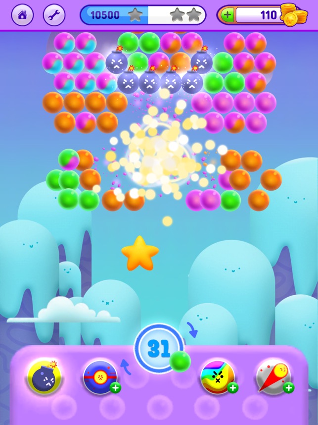 Como jogar Bubble Shooter, um game de raciocínio para Android e iOS