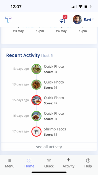 Theia Health Screenshot
