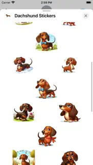 How to cancel & delete dachshund stickers 3