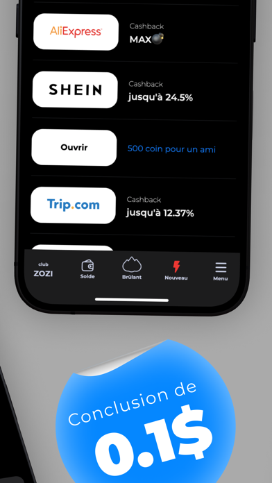 Screenshot #3 pour Remise en argent (MAX.) - Zozi