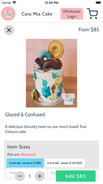 Cara Mia Cake Screenshot