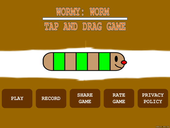 Screenshot #4 pour Wormy: Worm Tap and Drag Game