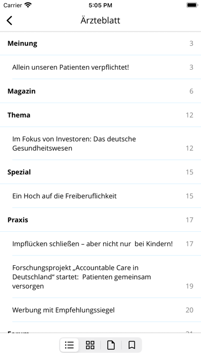 Rheinisches Ärzteblatt RÄ Screenshot