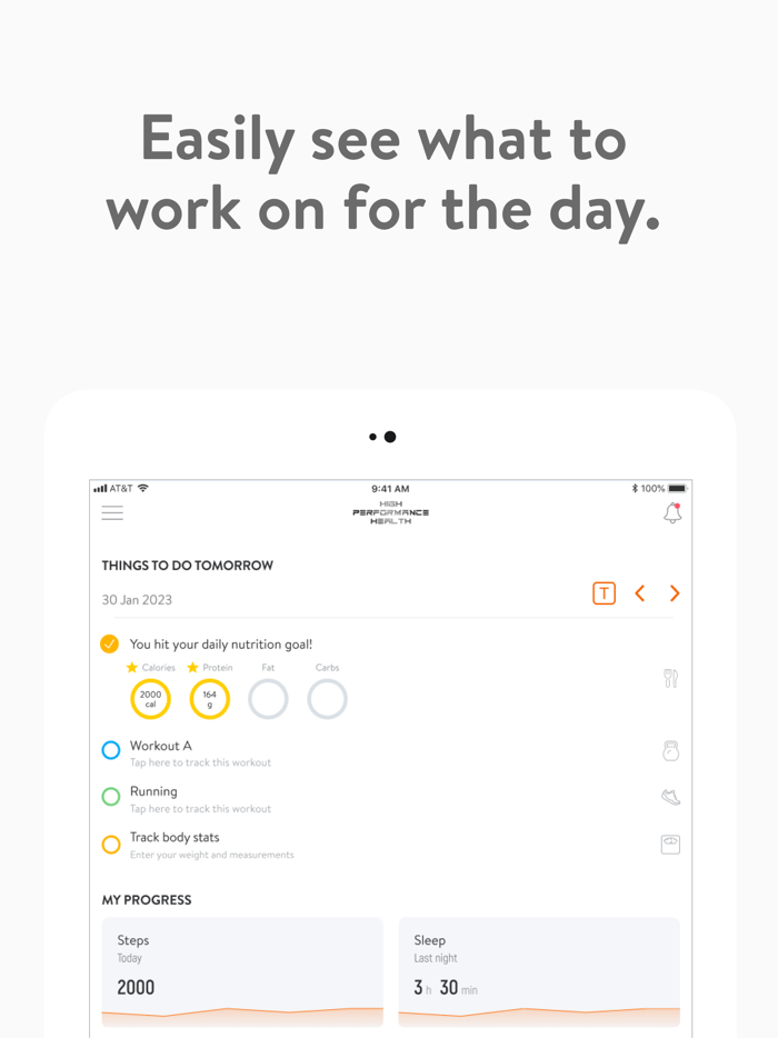 High Performance Health