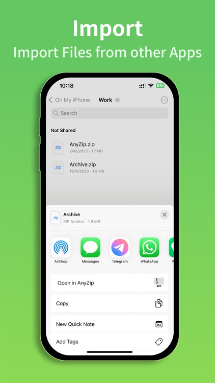 AnyZip - UnZip & UnRAR Files