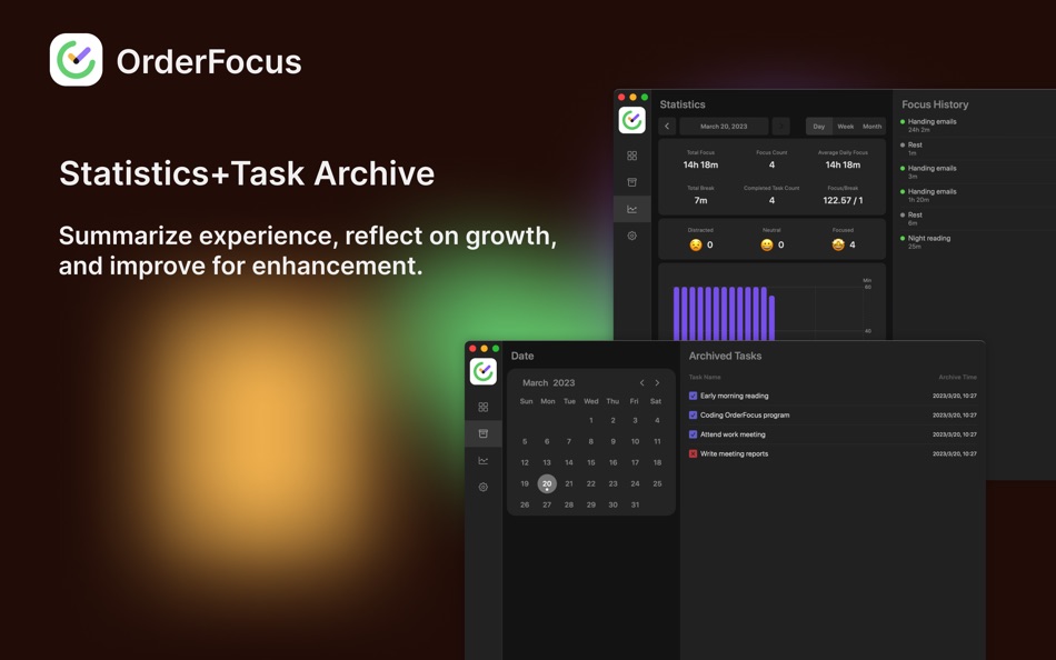 #3. OrderFocus - ToDo & Pomodoro (macOS) 게시자: MetaOrder Co., Ltd.