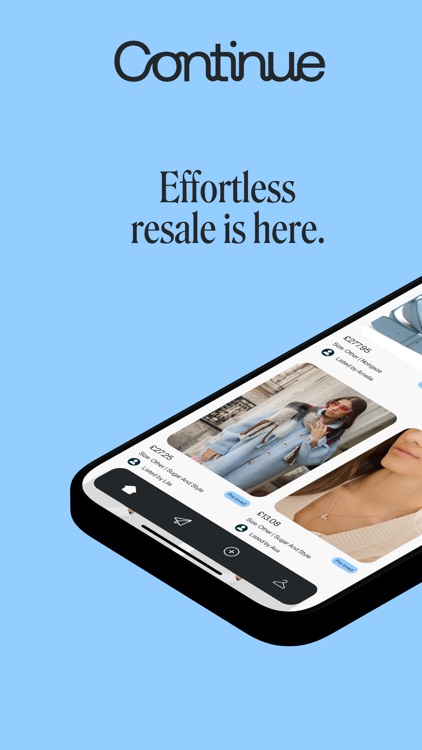 Continue | Effortless Resale