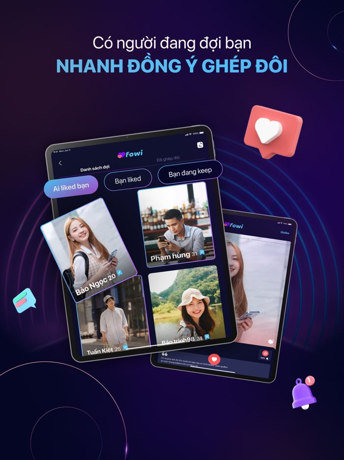 Fowi - Make friends and Dating