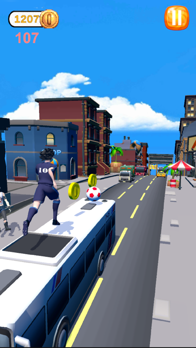 Kick And Run : Runner Game Screenshot