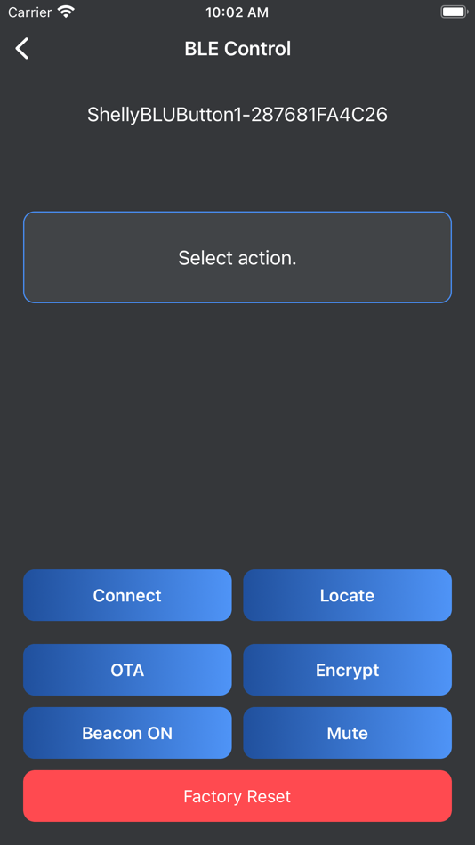 #2. Shelly BLE Debug (iOS) 由: SHELLY EUROPE EOOD