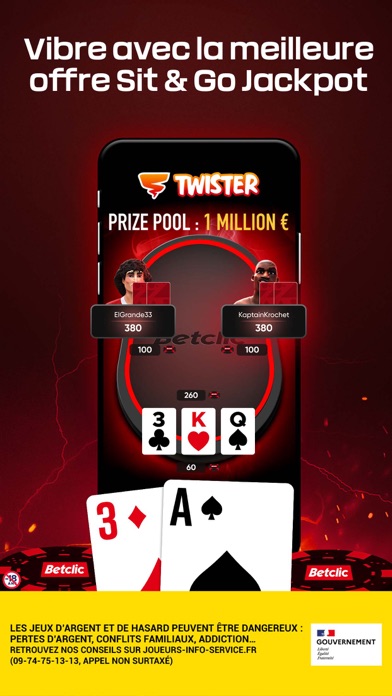 Screenshot #1 pour Betclic Poker En Ligne