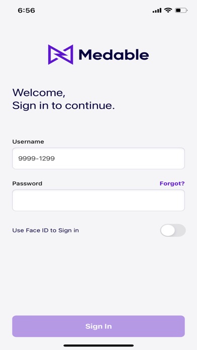 Screenshot 1 of Soteria eDiary (FR) App