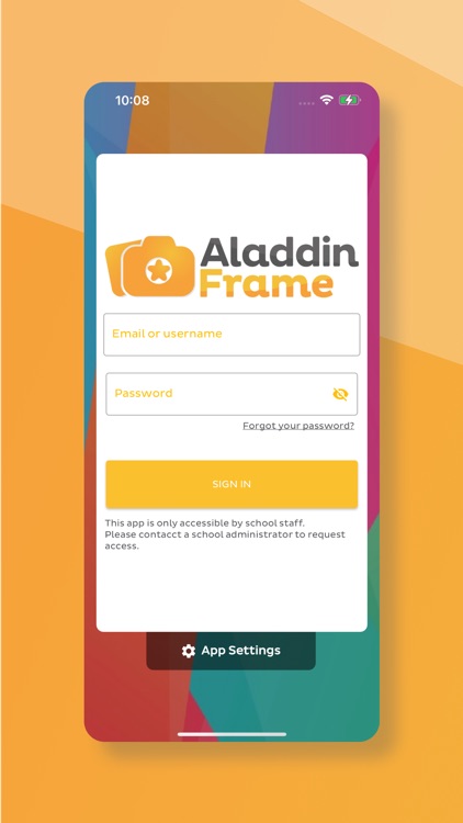 Aladdin Schools Frame