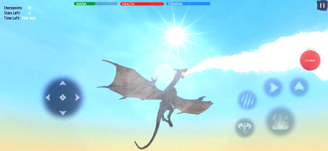 ภาพหน้าจอของ Fantasy Dragon Simulator 2021