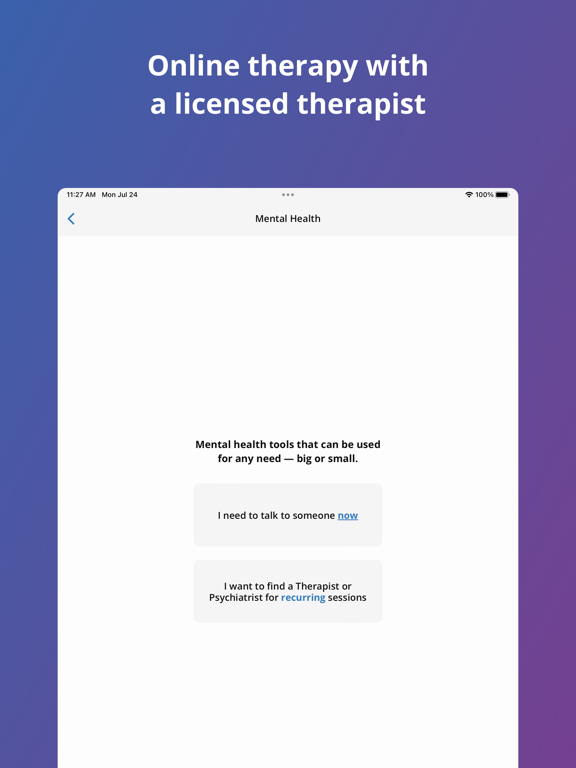 Give Virtual Care iPad screenshot 3 - Health & Fitness app