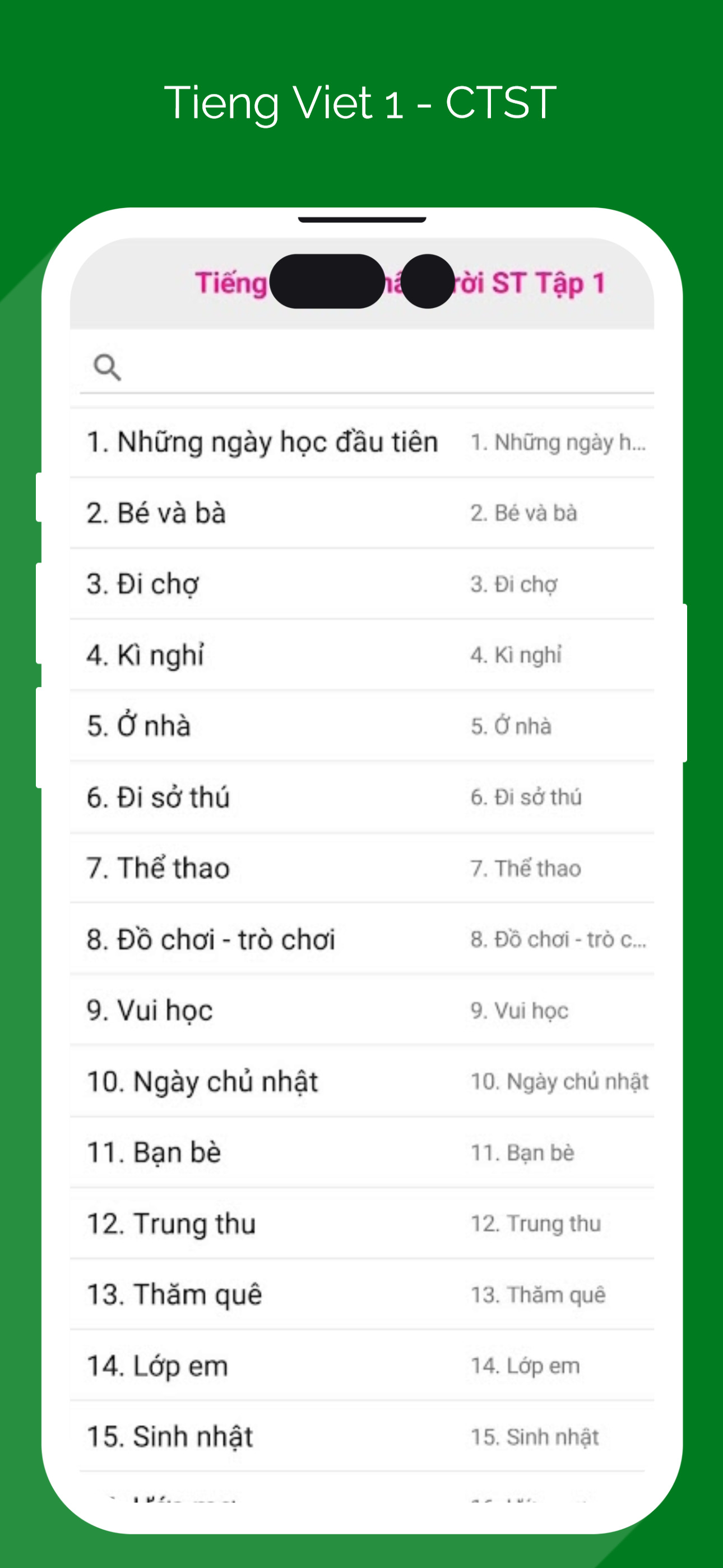 Tieng Viet 1 CTST Tap 1