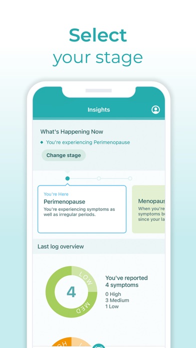 Health & Her Menopause App Screenshot