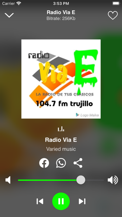 98.9 Radio Stations Screenshot