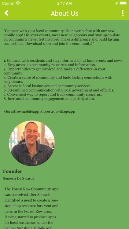 Forest Row Community App