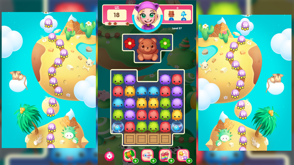 #3. Popping Monsters Puzzle (iOS) By: Popa Andrei