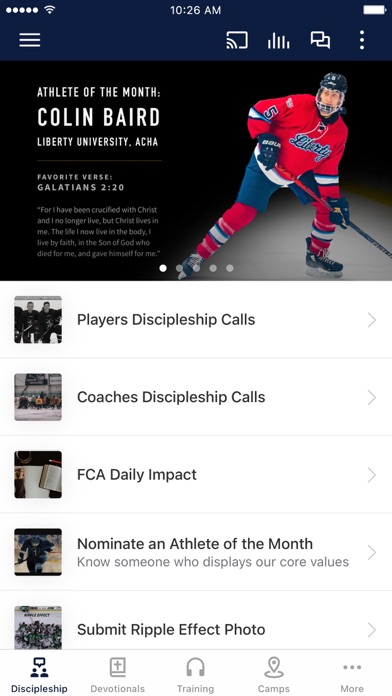 FCA Hockey Screenshot