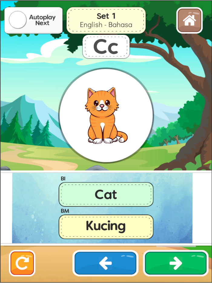 Belajar ABC Dwibahasa  Suara