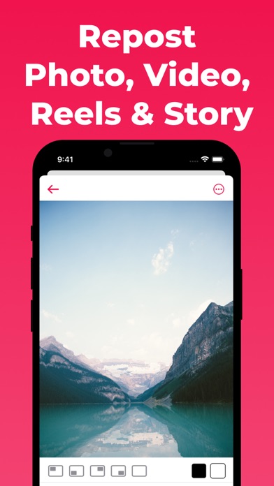 Screenshot #2 pour Repost App for Reels & Photos