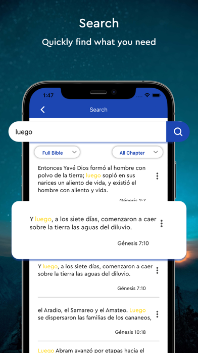 Santa Biblia Mujer KJV Screenshot