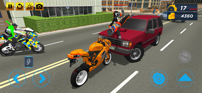 Police Bike Stunt Games
