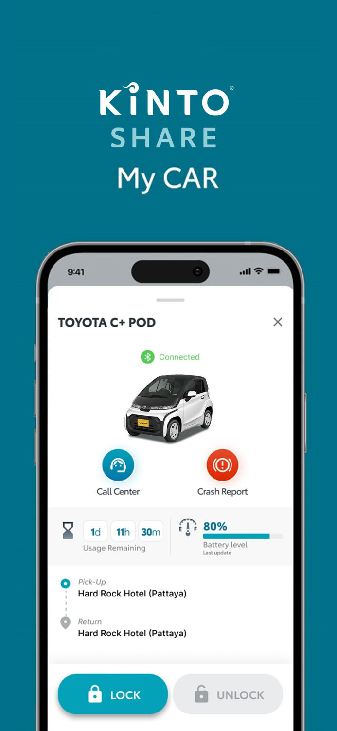 KINTO SHARE digital Key