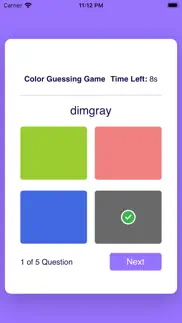 color quiz puzzle game iphone screenshot 1