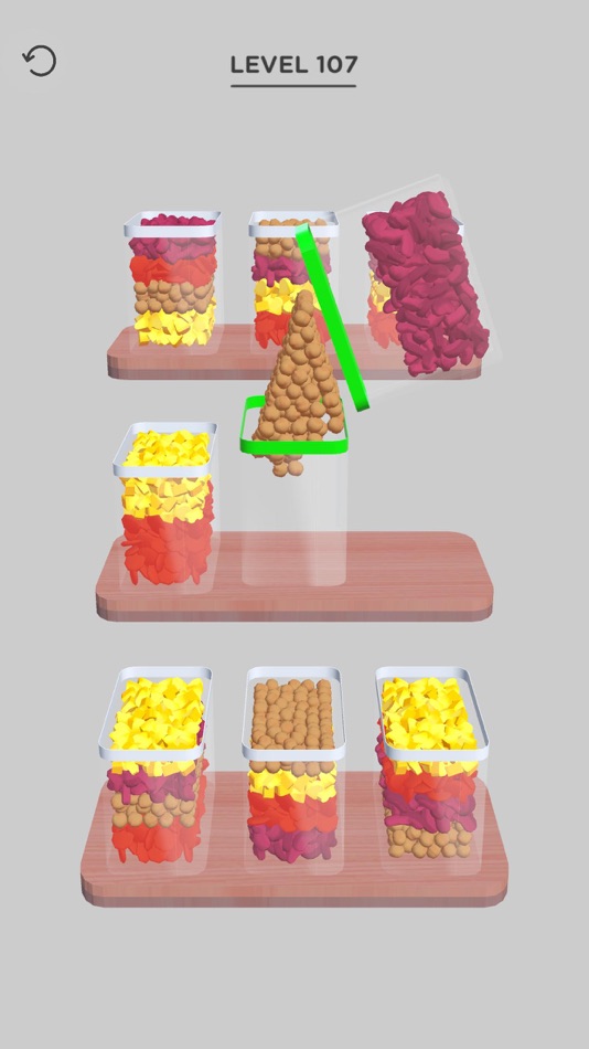 #1. Grain Sort (iOS) 由: bugra bayrak