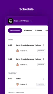 protocol10 fitness iphone screenshot 4